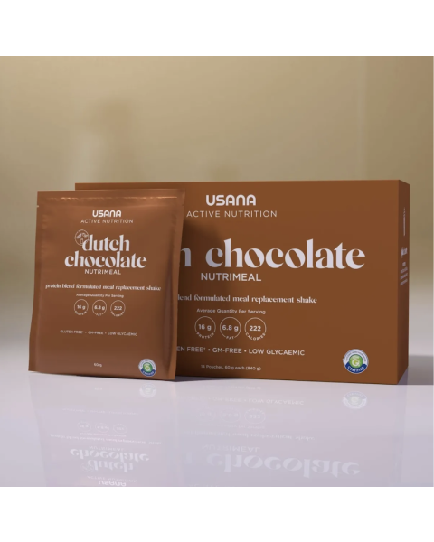 alt USANA Bulk Nutrimeal™ Dutch Chocolate Packets text